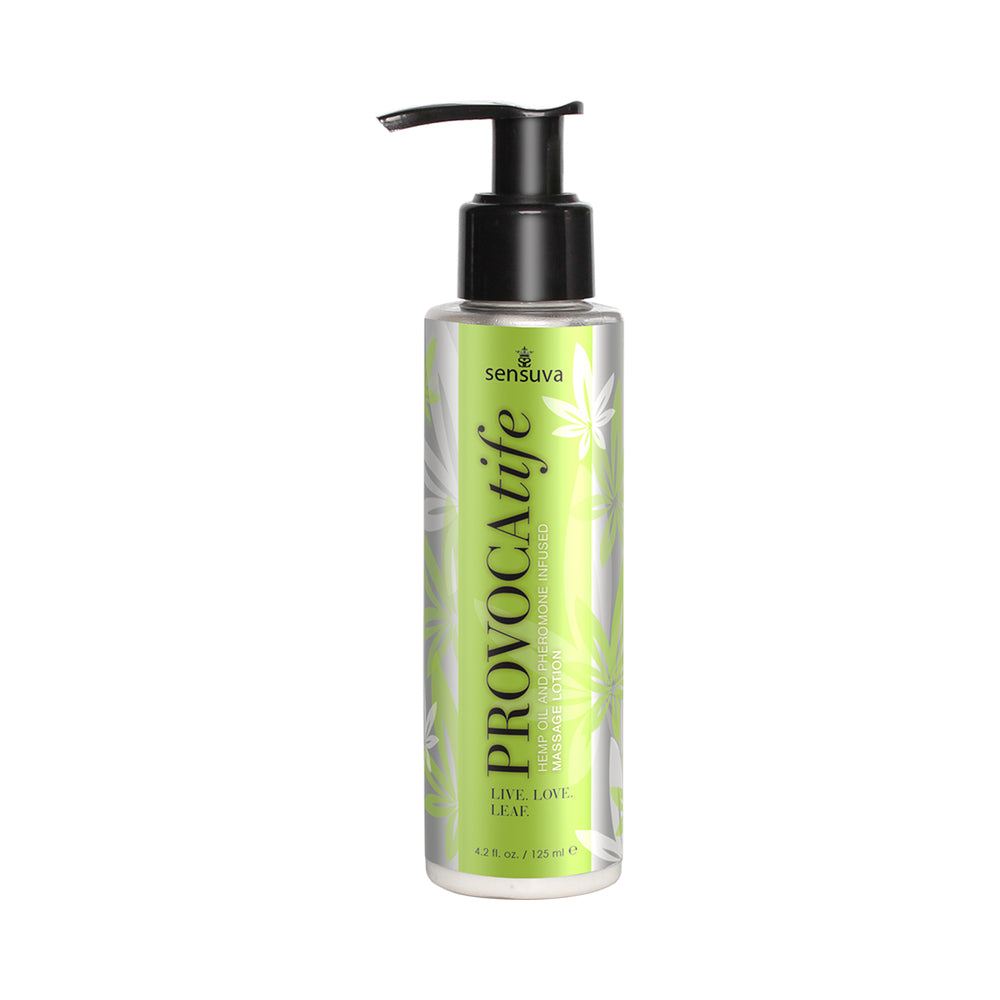 Provocatife Cannabis Oil & Pheromone Infused Massage Lotion 4.2 oz. Bottle
