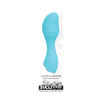 Evolved Little Dipper Rechargeable Silicone Vibrator Blue