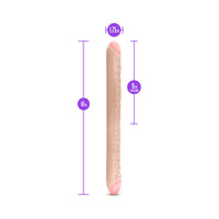 Blush B Yours 18 in. Double Dildo Beige