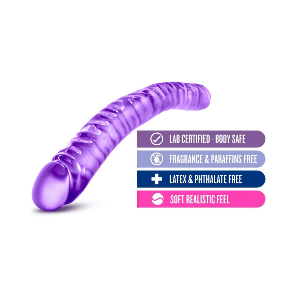 Blush B Yours 18 in. Double Dildo Purple