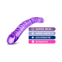 Blush B Yours 18 in. Double Dildo Purple