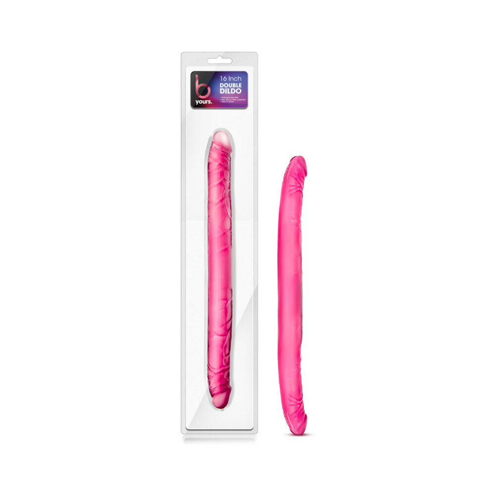 Blush B Yours 16 in. Double Dildo Pink