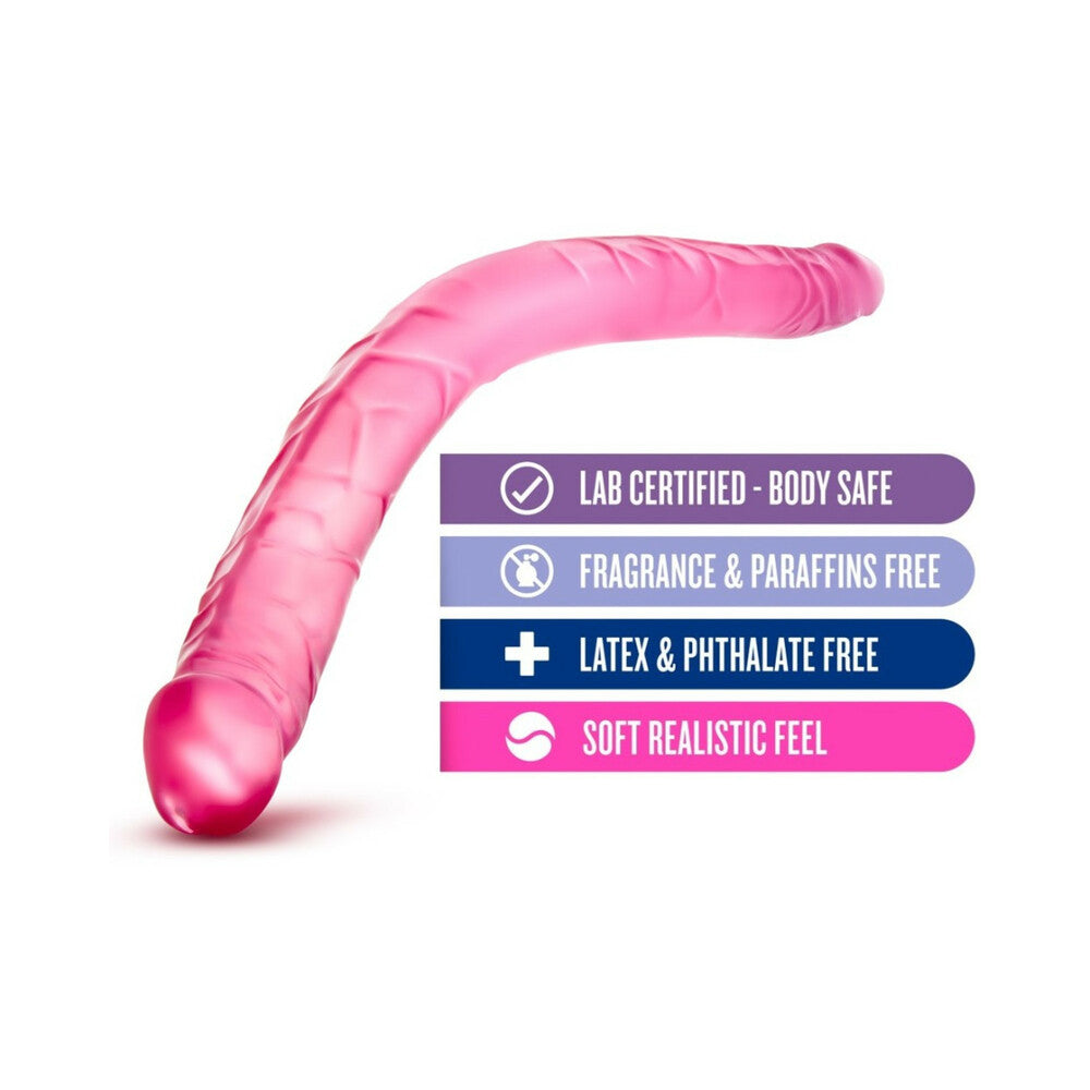 Blush B Yours 16 in. Double Dildo Pink