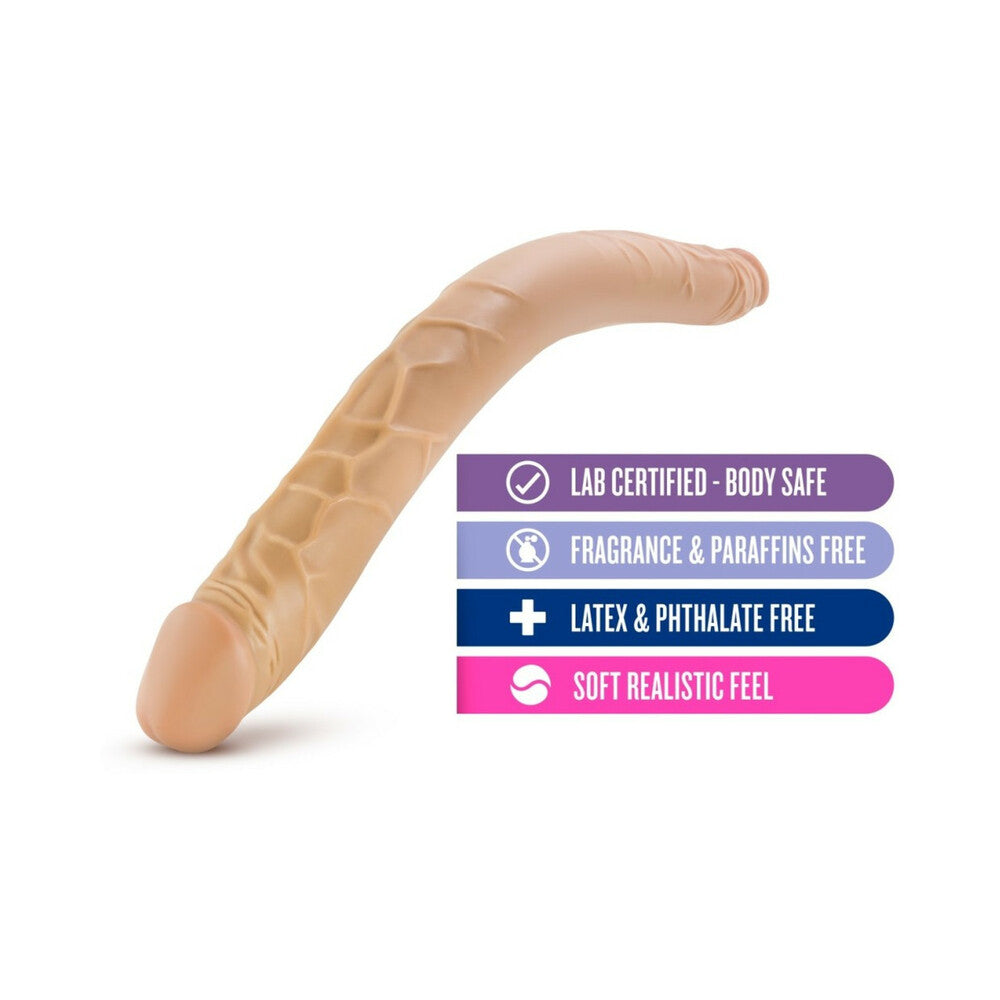 Blush B Yours 16 in. Double Dildo Tan