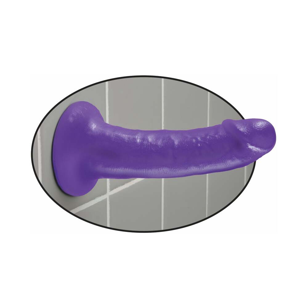 Pipedream Dillio 6 in. Slim Realistic Dildo With Suction Cup Purple