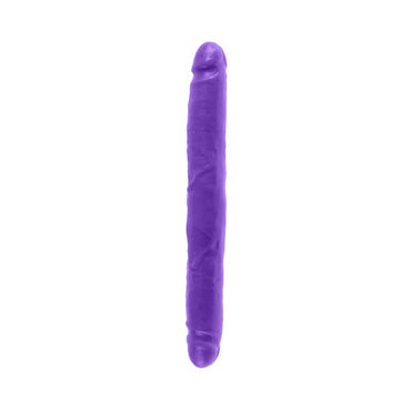 Pipedream Dillio 12 in. Double Dong Realistic Dual-Ended Dildo Purple