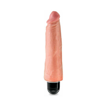 Pipedream King Cock 8 in. Vibrating Stiffy Realistic Dildo Beige