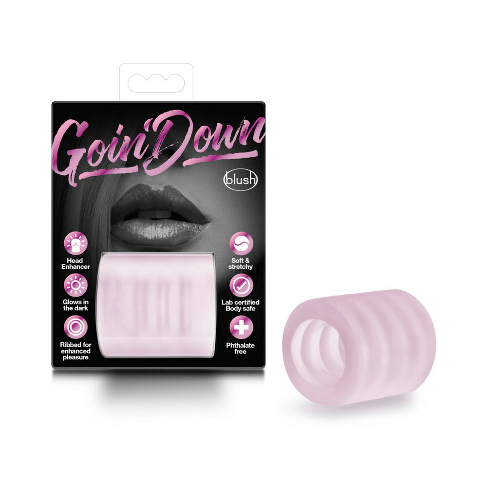 Blush X5 Men Goin' Down BJ Stroker Oral Enhancer Pink