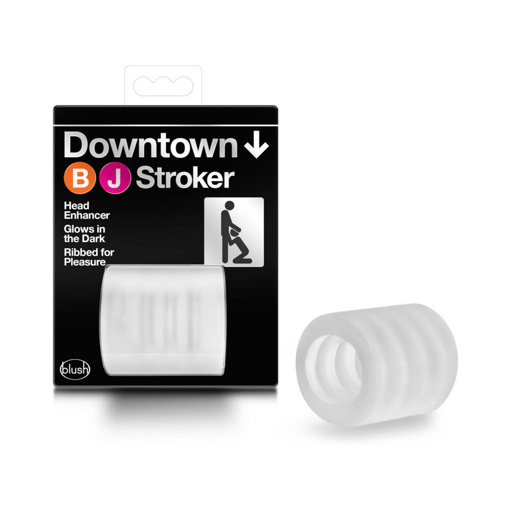 Blush X5 Men Downtown BJ Stroker Oral Enhancer Clear