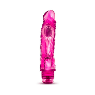 Blush Glow Dicks The Drop Realistic 8.5 in. Vibrating Dildo Pink