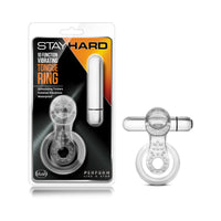 Blush Stay Hard 10 Function Vibrating Tongue Ring Clear