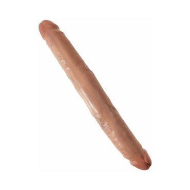 Pipedream King Cock 12 in. Slim Double Dildo Realistic Tan