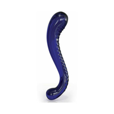 Pipedream Icicles No. 70 Curved Dual-Ended Glass Dildo Blue