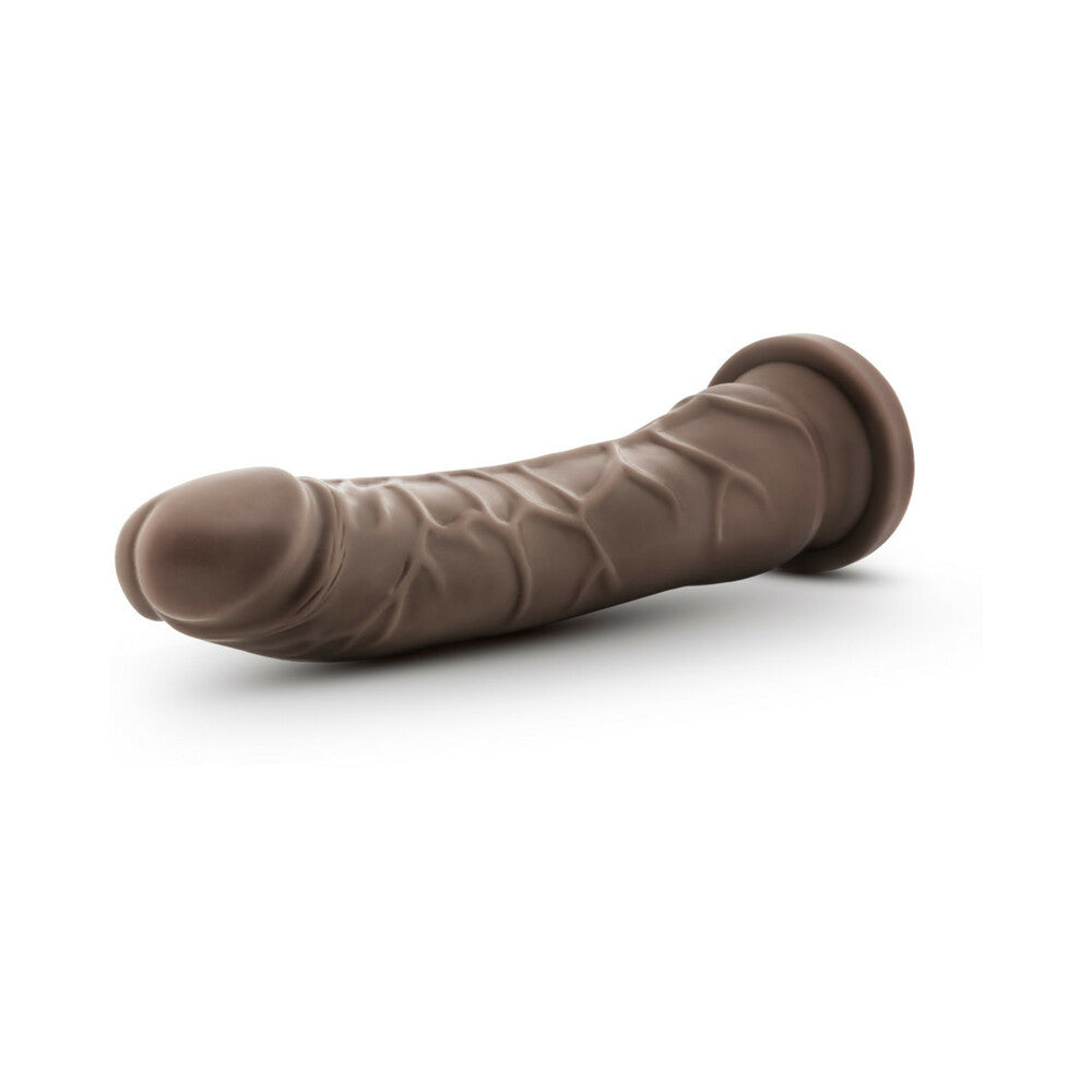 Blush Dr. Skin Basic 8.5 in. Dildo with Suction Cup Brown