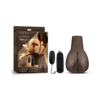 Blush Hot Chocolate Doggy Style Deanna Remote-Controlled Vibrating Realistic Dual Entry Masturbator Brown