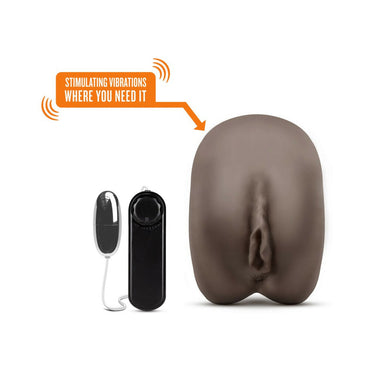 Blush Hot Chocolate Erin The Enchantress Remote-Controlled Vibrating Realistic Dual Entry Masturbator Brown