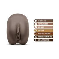 Blush Hot Chocolate Erin The Enchantress Remote-Controlled Vibrating Realistic Dual Entry Masturbator Brown