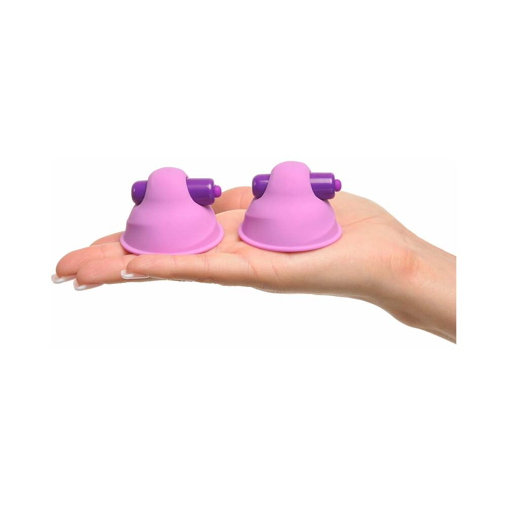 Pipedream Fantasy For Her Silicone Vibrating Nipple Suck-Hers Purple