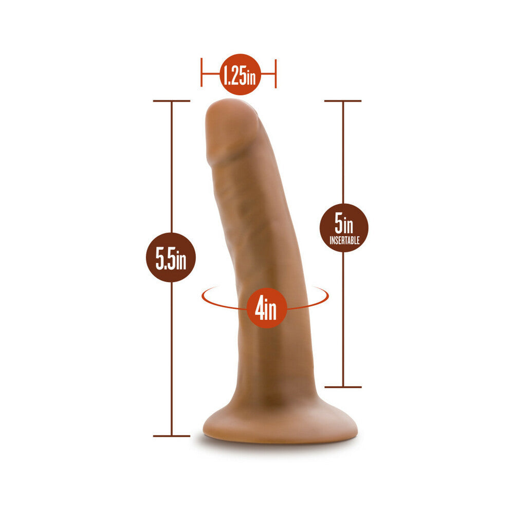 Blush Dr. Skin Realistic 5.5 in. Dildo with Suction Cup Tan