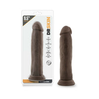 Blush Dr. Skin Realistic 9.5 in. Dildo with Suction Cup Brown