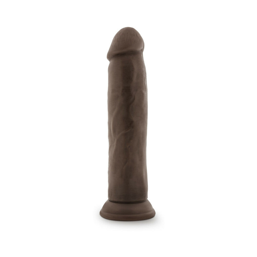 Blush Dr. Skin Realistic 9.5 in. Dildo with Suction Cup Brown