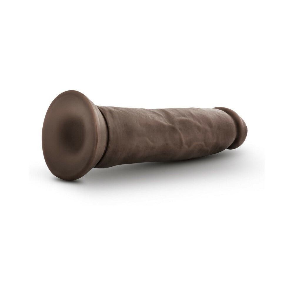 Blush Dr. Skin Realistic 9.5 in. Dildo with Suction Cup Brown