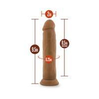 Blush Dr. Skin Realistic 9.5 in. Dildo with Suction Cup Tan