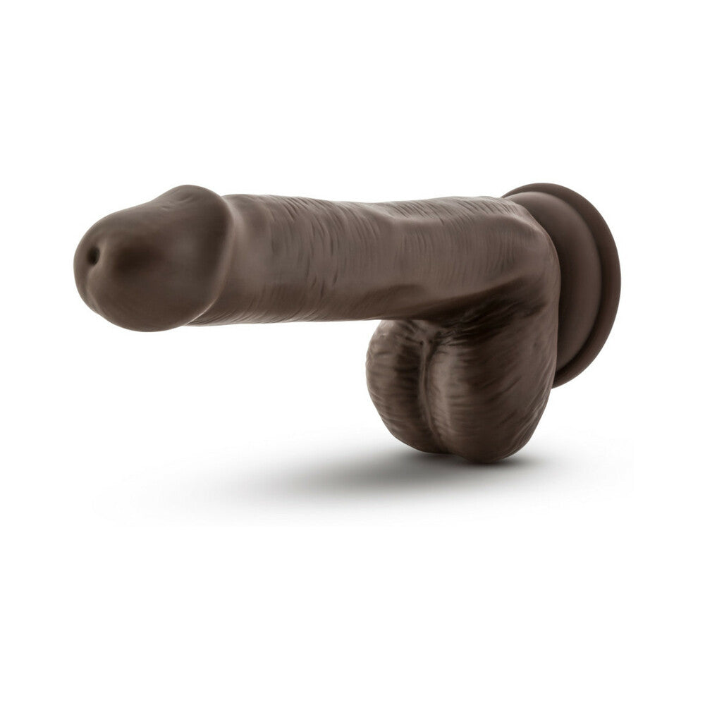 Blush Loverboy Top Gun Tommy Realistic 6 in. Dildo with Balls & Suction Cup Brown