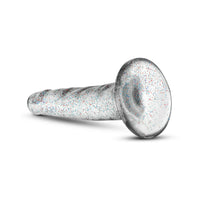 Blush Naturally Yours 5.5 in. Glitter Dong Realistic Dildo with Suction Cup Sparkling Clear