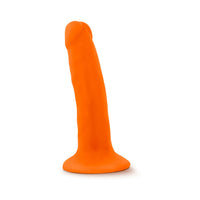 Blush Neo 6 in. Dual Density Dildo with Suction Cup Neon Orange