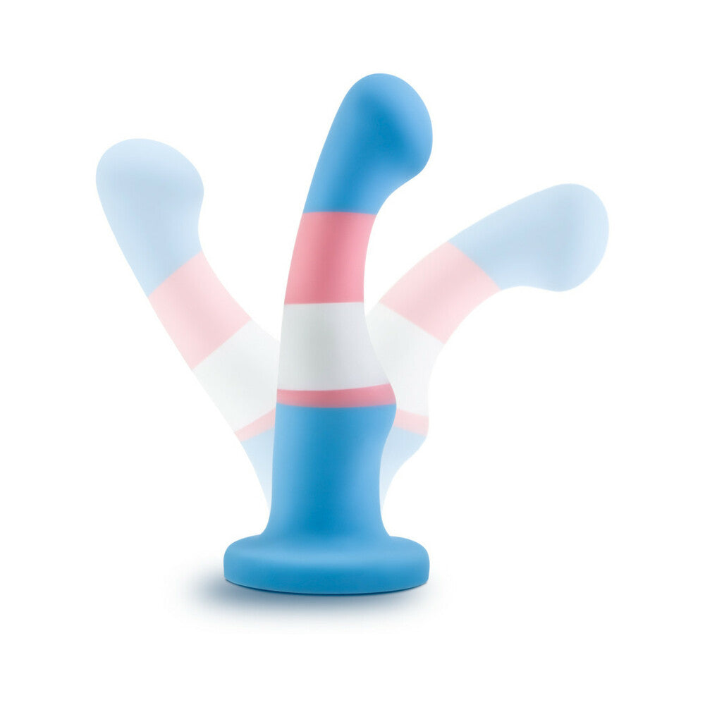 Blush Avant Pride P2 True Blue 6 in. Silicone Dildo with Suction Cup