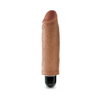 Pipedream King Cock 6 in. Vibrating Stiffy Realistic Dildo Tan