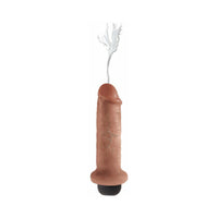 Pipedream King Cock 6 in. Squirting Cock Realistic Dildo Tan