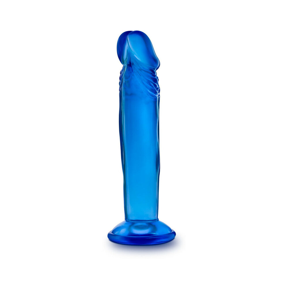 Blush B Yours Sweet n' Small 6 in. Dildo with Suction Cup Blue