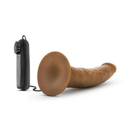 Blush Dr. Skin Dr. Dave Realistic 7 in. Vibrating Dildo with Suction Cup Tan