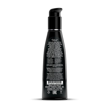 Wicked Aqua Heat Waterbased Warming Sensation Lubricant 4oz