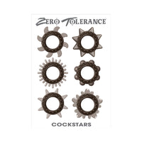 Zero Tolerance Cockstars 6-Piece Cockring Set Smoke