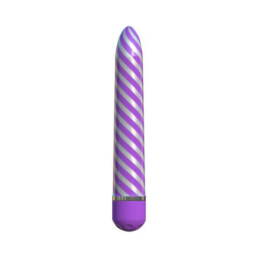 Pipedream Classix Sweet Swirl 8 in. Slimline Vibrator Purple