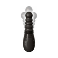 Pipedream Anal Fantasy Elite Collection Gyrating Ass Thruster Rechargeable Warming Silicone Vibrator Black