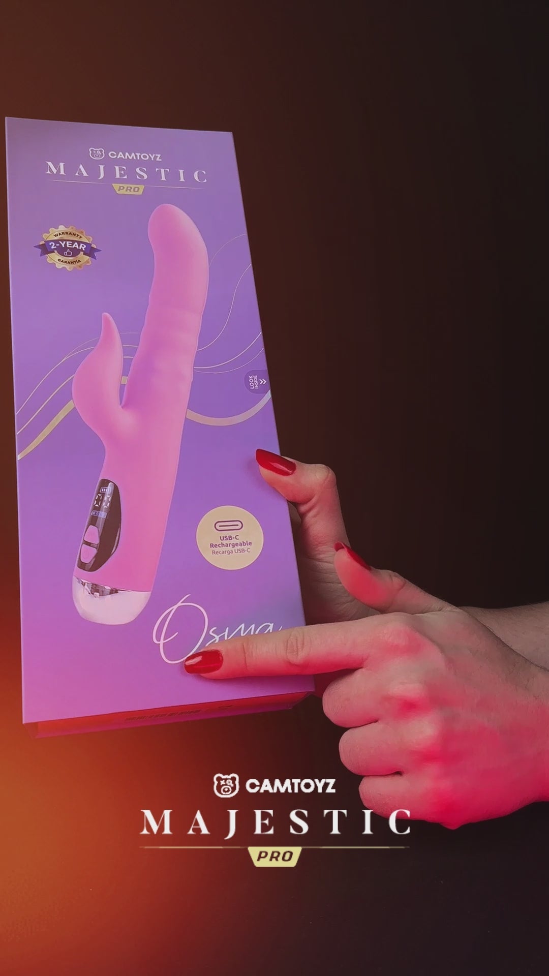 Camtoyz Rabbit Vibrator - USB-C Osma