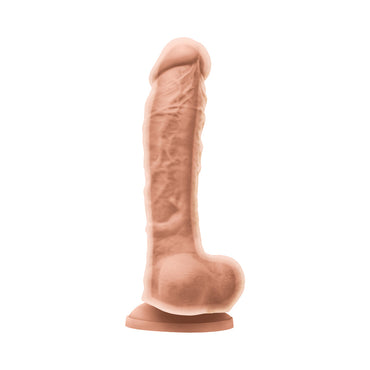 Colours Dual Density 8 in. Dildo Beige