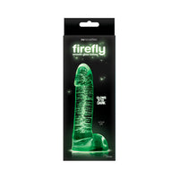 Firefly Smooth Glass Ballsey 4 in. Dildo Clear