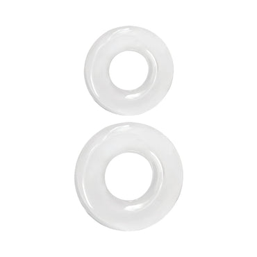 Renegade Double Stack Cock Rings 2-Pack Clear