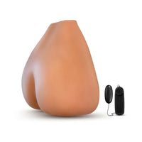 Blush X5 Men Rita Dual Entry Masturbator with Remote-Controlled Bullet Vibrator Tan