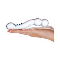 Glas 6 in. Textured G-Spot Glass Dildo