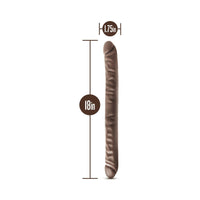 Blush Dr. Skin 18 in. Double Dildo Brown