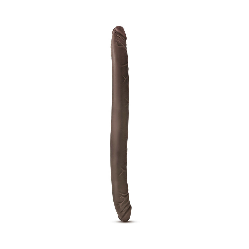 Blush Dr. Skin 16 in. Double Dildo Brown