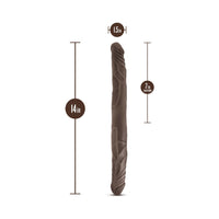 Blush Dr. Skin 14 in. Double Dildo Brown