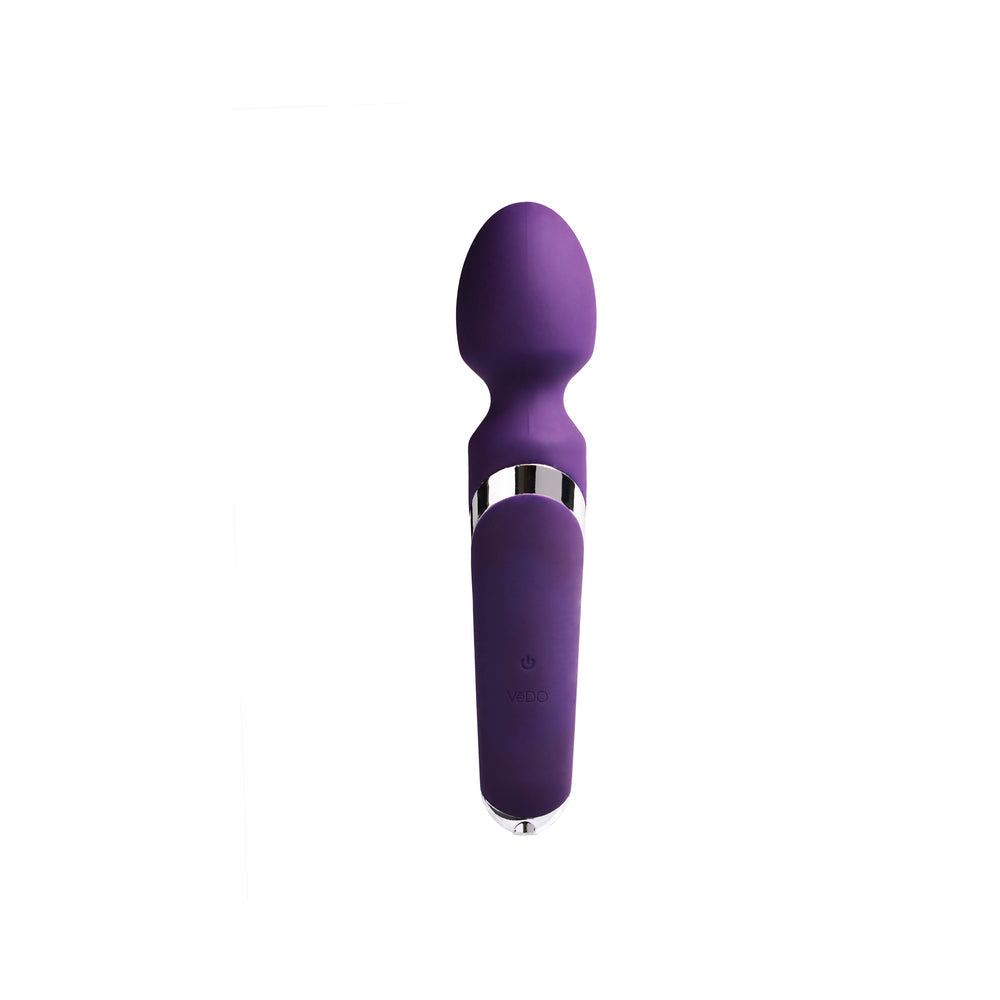 VeDO Wanda Rechargeable Wand Vibe - Deep Purple