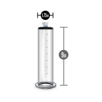 Blush Performance Penis Pump 9 in. x 1.75 in. Cylinder Clear